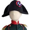 Pouce et Compagnie Cappello Napoleone in finta pelle scamosciata, poliestere, giocattolo standard