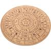 MAGICLULU Tavola di Pendolo Divinatorio in Legno di Tiglio Intagliato