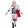 Funidelia | Costume Ezio Auditore Assassins Creed da per uomo Videogiochi, Assassin's Creed - Costume per Adulto e accessori per Feste, Carnevale e Halloween - Taglia L - XL - Grigio/Argentato