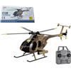 ToyGhillied RC Elicottero, C189 MD500 1:28 Elicottero, Modello di Aeroplano a Unico Rotore con Giroscopio 4CH, Aeroplano RC Realistico per Appassionati di Aerei e Adulti (Versione RTF/Mimetismo)