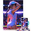 LKSDCBOT puzzle 1000 pezzi per adulti Donna tennista anime Difficile da completare ma divertente e umoristico Collezione di artisti, Belle arti 52x38cm