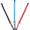 YARNOW Set 3 Pezzi di Spade in Legno per Cosplay, in Plastica, per Bambini | Superficie Liscia, Presa Facile per Pratica e Feste di Halloween
