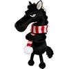 Folpus Portachiavi a Forma di Cavallo, Divertente Peluche, Decorazione per Il Capodanno Cinese 2026, Ciondolo per Borsa E Zaino per Bambini, Uomini E Donne, Nero
