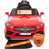 BabyCar Mercedes CLS 350 AMG | Macchina Elettrica per Bambini 12V con 2 Motori 25W | Auto Elettrica Per Bambini Telecomandata, Sedile in Pelle, Porte Apribili, MP3/USB | Licenza Ufficiale | Rossa