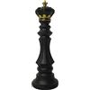 ＡＷＨＡＯ Resina Pezzi degli Scacchi Statue Figure Gioco di Scacchi Figurine Pezzi Gioco di Scacchi Internazionale Accessori per La Casa E La Scrivania Mobile T, re
