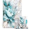 LKASGCBY puzzle 2000 pezzi per adulti Fiore dell'alzavola Kintsugi su marmo Giocattoli educativi Ogni pezzo è unico - Gioco divertente e stimolante per tutta la famiglia 70x100cm