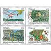 Prophila Collection Italia 1879-1882 Quartina (Completa Edizione) MNH ** MNH 1984 Protezione Il Wälil (Francobolli per i Collezionisti) Aerei/Palloncini/Zeppelin/Aviazione