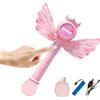 Generico Bacchetta per Bolle, Con Musica Sognante e Carina, Soffiatore di Bolle con Luce LED, per Bambini e Bambine 3-8 Anni Feste in Maschera Viaggi Giardino
