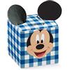 Bomboniera Astuccio Scatolina Portaconfetti Cubo Topolino Mickey Mouse Disney X 10 PZ. - 68032