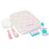 Casdon Changing Mat Set , Dolls Changing Mat & Care Set For Children Aged 3+ , Includes Reusable Nappy, Brush, Pretend Talc & More!