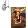 Generico Carte Oracolo Angeli e Antenati - Pocket Edition, carta rame, ideale per i principianti, include carte e collana