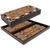 Chessgammon - Set da tavolo in legno pieghevole e pesante, motivo Backgammon, 50,8 cm