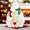 VEELU Festa del Papà Idee Regalo - Regalo Mamma Compleanno - Puzzle in Acrilico Famiglia Orsi Personalizzato con Nomi - 2-10 Pezzi Opzionale Natale, Anniversario - Decorazione Casa