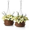 Odoria 1/12 Piante Sospese in Miniatura Accessori Casa delle Bambole Dollhouse Miniature Accessories, 2 Pezzi Verde Chiaro