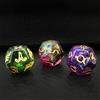 BESCON DICE Bescon 3 Pieces Astrological Dice Set, Constellation Divination D12 Dice, 3 Colors Magical Stone Effect