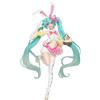 Zhongkaihua Miku Figura Primavera Wear Ver. 23cm Miku Orecchini da Coniglio Carini Figura Anime Statuetta da Collezione Modelli Ornamenti da Tavolo