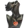 Handmade Venetiaurum - Collana Girocollo per Donna con Medaglia a forma di Cuore in Vetro Originale di Murano e Argento 925 - Gioiello Made in Italy Certificato