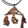 Generico Collana con pendente in rame e ottone, fatta a mano di Carpenteria Mastronardi