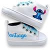 LulluLab Scarpine Neonato personalizzate con nome, primi passi, ottima idea regalo. (Stich 3-6 mesi)