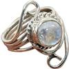 Kanika Jewelry Trove Rainbow Moonstone 925 Sterling Silver Cocktail Ring Jewelry, Anelli d'argento per regalo donna