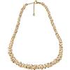 ParticolarModa Collana nodini intrecciati regolabile per donna 6 mm | Lunghezza personalizzata, Leggero, Alluminio Anodizzato, Acciaio inossidabile, Anellini lucidi