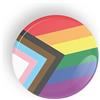 Generic Progress Pride Flag Pelle, Progresso Orgoglio perno o calamita da frigo LGBT LGBTQ LGBTQI LGBTQIA