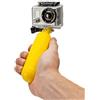 SATKIT Bastone Galleggiante Monopiede Impermeabile per Action Cam GoPro 1 2 3 e SJ4000 Colore Giallo con Cinturino di Sicurezza