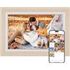 Dragon Touch Cornice per foto digitale WiFi da 10 pollici, touch screen IPS, display digitale per foto, archiviazione da 32 GB, rotazione automatica, condivisione di foto tramite app, posta
