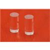 YIHEINFOR 2pcs Φ5 × 10mm K9 Vetro Cilindrico Linea Lente 120 ° Lenti Ottiche