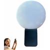 Generico Luce di riempimento per cellulare - LED a clip | Luce tascabile per selfie, ABS+PC, 3 modalità dimmerabili, Lúce fredda soffusa, batteria integrata, 3,96x3x5,9 cm, portatile per telefoni, tablet e lap