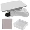 Generico Lente Effetto Specchio | Accessorio Smartphone Per Selfie | Vetro Riflettente Portatile 10.8x6.7x3.5 Cm Per Fotografia Creativa, Contenuti Social, Viaggi, Eventi E Avventure Outdoor