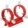 Generic Accessori per telescopi Guida for telescopio a coda di rondine 90mm Piastra base rossa 68/80/90/102mm Cerchio anello di messa a fuoco Cercatore telescopio Accessorio for astronomia(Hoop 68mm)