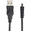 AccuCell Cavo USB adatto per CASIO, Nikon, Panasonic Lumix K1HA08CD0019