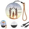 Generico Memory Orb,video memories,2.7memory sphere,WiFi Crystal Ball Video Player,personalized uploadable videos & photos 3d video crystal ball,Custom Gift for Anniversary(Black) (Nero)