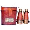 Generic Nautico Marittimo Ottone Telescopio Binocolo Nave Barca Trekking Vintage Antico Marine Binoculare Spyglass Telescopio Pirati Regalo
