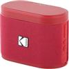 Kodak SOUNDBRIX Altoparlante wireless portatile - Collega fino a 100 altoparlanti - Dock magnetico e potente suono da 5 W - Durata della batteria di 3 ore - Rosso