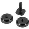 NovelGoal Adattatore per treppiede da 1/4 3/8 a vite per flash hot shoe con 2 dadi per fotocamere DSLR SLR Kit accessori per studio fotografico (1/4)