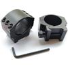 Generic Accessori per telescopio, 30 mm, 2 pezzi, per fucile ad anello largo (6 mm basso)