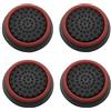 OSALADI Impugnature in Silicone per Pollice Controller 360 Console, Set 4 Pezzi Antiscivolo Protezione Joystick Nero e Rosso per Gaming e Intrattenimento Digitale