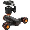 Generic L4X Dispositivo di Scorrimento Elettrico Autodolly con Testa a Sfera Ricaricabile a Distanza Telecamera a 3 velocità per Riprese Video