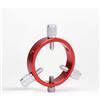 LICAEVEY Anello di Portata Guida da 50 Mm con Viti M6 e 1/4 - Accessorio per Telescopio in Lega di Alluminio per Ambiti Guida da 30-50 Mm | Sicuro di Astrofotografia (rosso)
