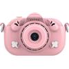 Booso 32G Memory Children Mini Camera HD Digital Photography Camera Instant Print Camera per Kid Birthday Gift Rosa