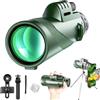 Generic Telescopio Monoculare di Visione Notturna Monocolo Portatile per Adulti Ad Alta Potenza 80x100 HD per Caccia Sport Campeggio All'aperto Viaggio