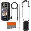Generic Videocamera per pollice, mini body cam con clip magnetica, videocamera sportiva per vlog a mani libere, moto da viaggio, bici non inclusa, di registrazione a mani libere per uso avventura