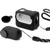 FHGSPQWM Custodia protettiva in silicone per fotocamere sportive 360 GO3, con copriobiettivo rimovibile e cordino di sicurezza, custodia flessibile in silicone per uso esterno