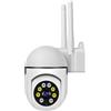 Yhytgbhk Telecamera IP 5G Telecamera di sorveglianza WiFi 1080P HD Telecamera di sicurezza for visione notturna a colori Telecamera wireless con zoom digitale 4x(Cam add 64G)