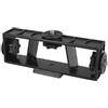 Btgghytr Supporto per telefoni con diverse posizioni e funzioni Live Streaming Video treppiede PTZ Mount Adapter Clip nero