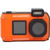 Dpofirs Fotocamera Subacquea 4K con Doppio Schermo, Digitale Impermeabile da 33 Piedi, Messa a Fuoco Automatica da 65 MP, Antipolvere Antiurto