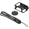 YPBEW Custodia protettiva in silicone e set di protezione per obiettivo per fotocamera ACTION 6, antiurto e antipolvere per obiettivi da esterno