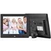 UsmAsk Spacmirrors Cornice per foto digitale LCD IPS da 8 pollici 800x600 HD e sensore di movimento, supporta lettore video MP3,720P/1080P, calendario, e-book, telecomando incluso regalo per il tuo Natale (